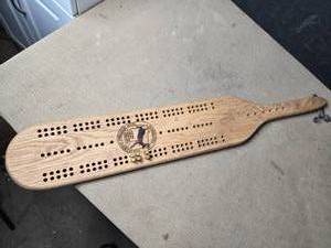 lot 188 image: Minnesota Deer Hunters Association Cribbage Board - 32 Long