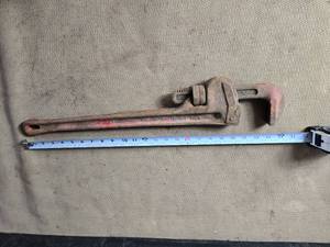 lot 236 image: Vintage Ridgid Pipe Wrench