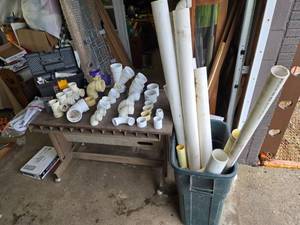 lot 241 image: PVC Pipe Fittings, Misc. PVC Pipe