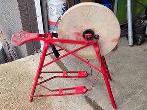 lot 251 image: Vintage Foot Pedal Grinding Wheel