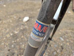 lot 264 image: Vintage Murray Bicycle - Front Tire too Large, Hits Frame