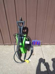 Portland 1750 psi pressure washer. Tested & works. As shown.