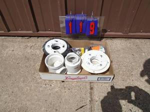 Flat of misc plumbing. As shown.