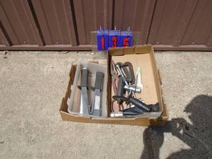 Qty of 2 flats of misc tools & hardware. As shown.