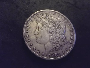 1881 Morgan Silver Dollar