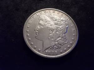 1881 S Morgan Silver Dollar