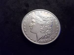 1887 Morgan Silver Dollar