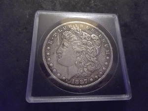 1887 O Morgan Silver Dollar
