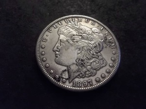 1897 S Morgan Silver Dollar