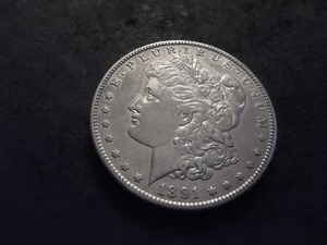 1891 S Morgan Silver Dollar