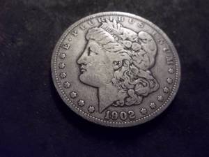 1902  Morgan Silver Dollar