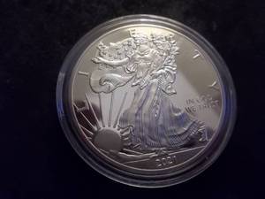 1921 Silver American Eagle Proof Dollar 1 Oz. Fine Silver