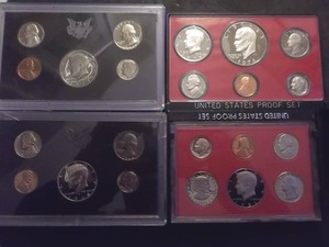 1968, 1971, 1978 & 1981 Proof Sets