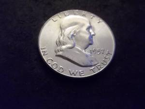 1957 Franklin Half Dollar