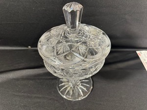 lot 58 image: Crystal Dish with Lid