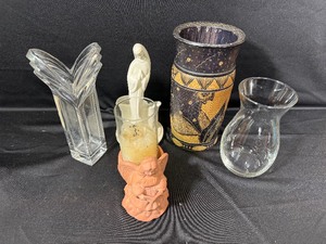 lot 113 image: Vases and Candle Holders