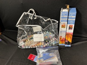 lot 119 image: Artist Loft Paints, Brushes and Paint by Number Kits