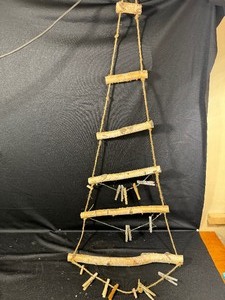 lot 121 image: Two Birch Hanging Displays, one with lights