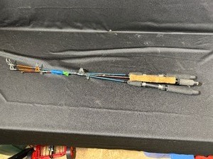 lot 94 image: Four Ice Fishing Rods