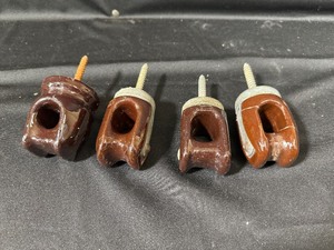 lot 106 image: Vintage Ceramic Insulators