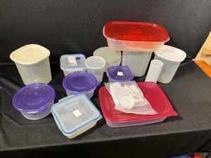 lot 108 image: Storage Containers, Tupperware and more