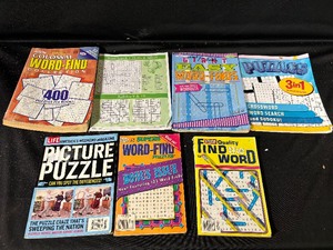 lot 166 image: Box of Puzzle Books to Keep You Sharp