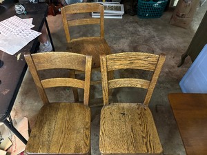 lot 170 image: Three Vintage Chairs