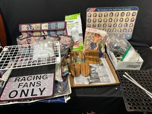 lot 159 image: Hanging Shoe Storage and more