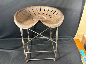 lot 151 image: Unique Tractor Seat Chair