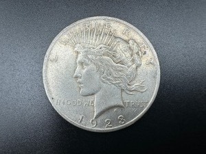 lot 2 image: 1923 Peace Silver Dollar