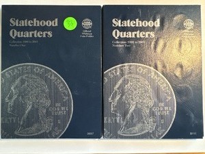 lot 33 image: Nearly Complete Set of Statehood Quarters 1999-2005 (missing 1 coin)