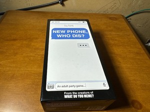 lot 196 image: New Phone Who Dis Adult Party Game and Deck of Target Cards