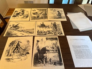 lot 214 image: 7 Honore Daumier Lithographs