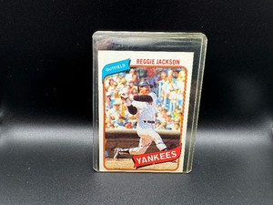 lot 281 image: 1980 Reggie Jackson Yankees Card