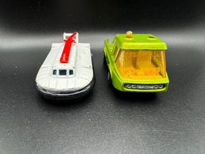 lot 283 image: 1972 Matchbox- No 72 Hovercraft and No 74 Toe Joe