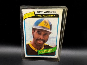 lot 43 image: 1980 Dave Winfield Baseball Card
