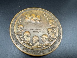 lot 260 image: 1937 Northwestern National Life Insurance Commemorative Medallion 3