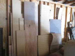 lot 37 image: (G) Assortment of Wood, Plywood, Pe...