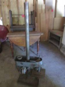 lot 45 image: (G) Old Floor Drill Press As Shown...