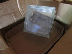 lot 46 image: (G) 2 Boxes of Glass Blocks 7 34 ...