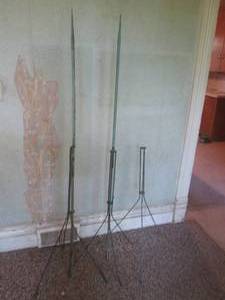 lot 80 image: (DLR) 2 Vintage Lightning Rods  3...
