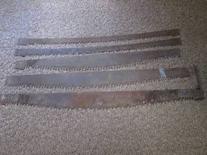 lot 85 image: (DLR) 5 Vintage Long Saw Blades - ...