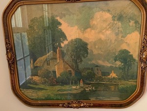 lot 89 image: VINTAGE Framed Print - R. WEBER
