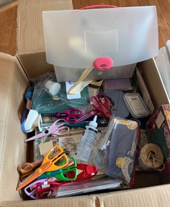 lot 184 image: CRAFTING CRAZY Supplies - Plus Bonus Surprises