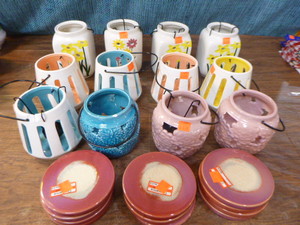 12 Ceramic Garden Patio Lanterns