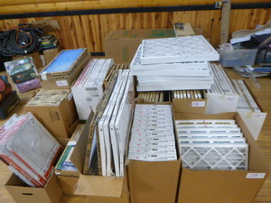 Large Lot of Furnace Filters
