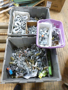 2 Totes of Miscellaneous Hardware