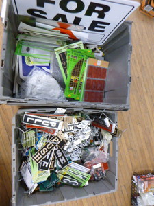 2 Totes of Signs, Letters and Numbers
