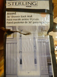 Sterling 36 Shower Back Wall