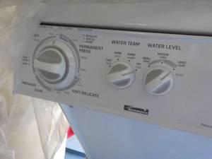 Kenmore Stackable WasherDryer Heavy Duty- worked when taken out but we cant test it now- serious buyers can come to warehouse to preview